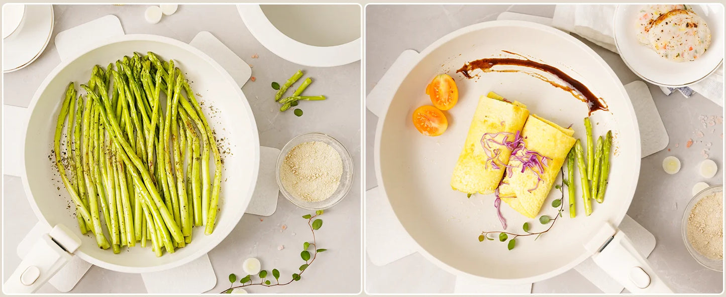 Astercook 21 Piece Pots And Pans Set Nonstick Cookware