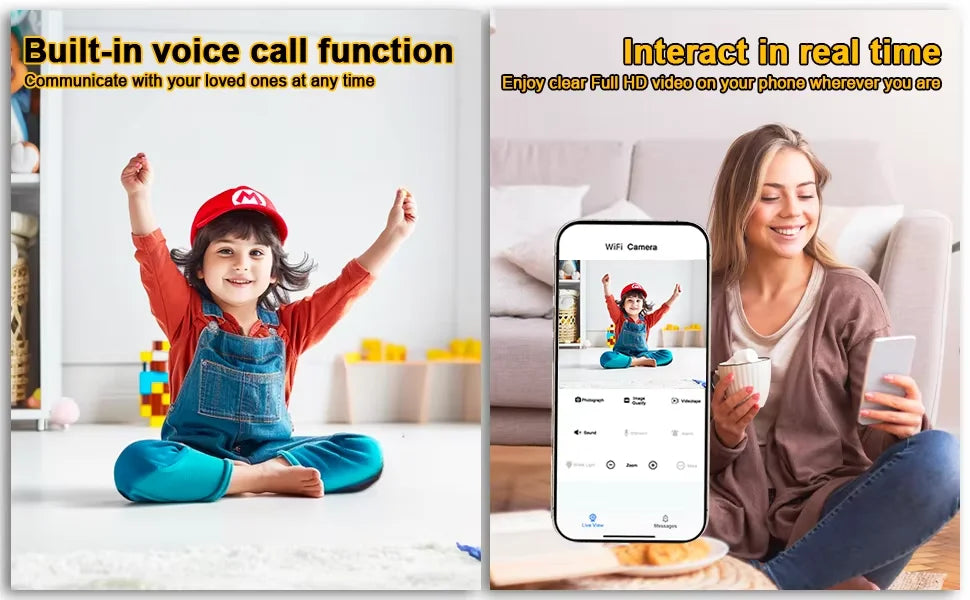 R27 Wireless HD Sports Mini Camera Handheld Recorder For Home Outdoor