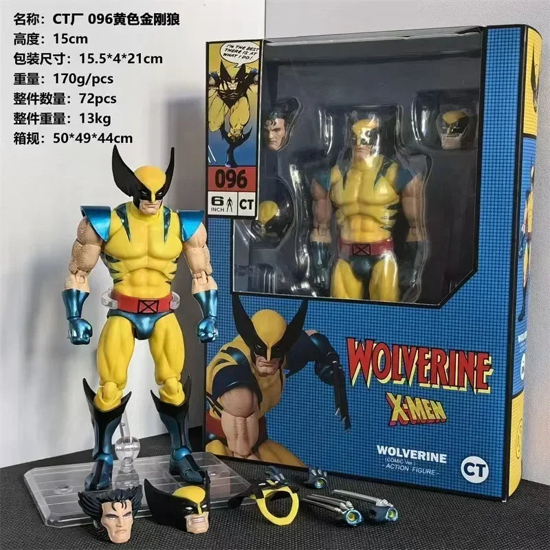 Hot Toys Wolverine Mafex 096 138 Manga Version Logan Battle Figure