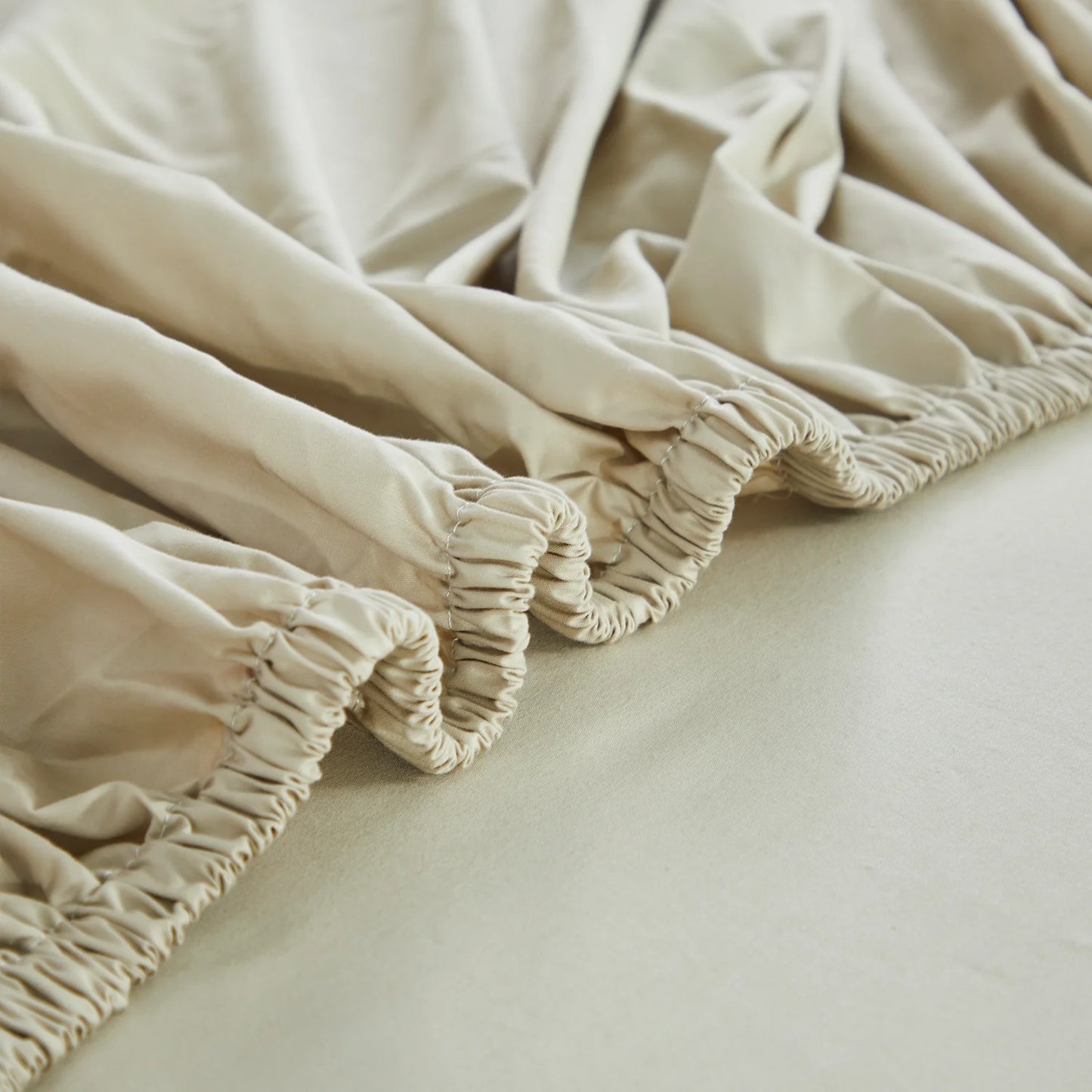 LISSTHERCN Egyptian Cotton Fitted Sheets 3 Piece Set