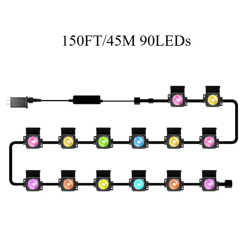 MIMIRGB LED Courtyard Lights for Weddings and Parties