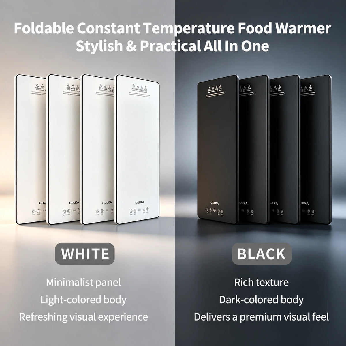 GOUKA Modular Electric Food Warming Tray With Adjustable Temperature Control