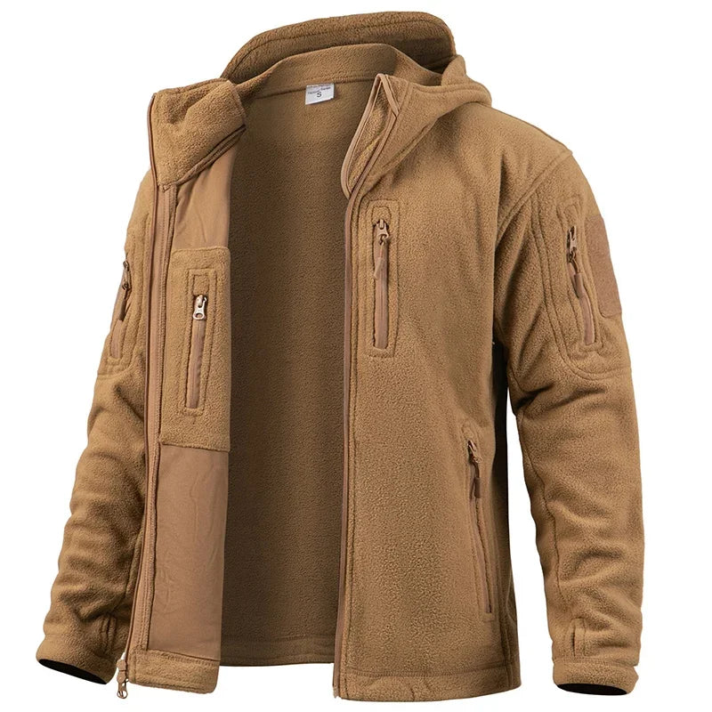 ReFire Gear Fleece Tactical Jacket For Outdoor Hiking Winter Warm