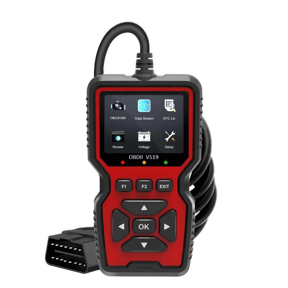 Hign Concerned OBD2 Scanner With Live Data OBDII Diagnostic Code Reader For Check Engine Light V519