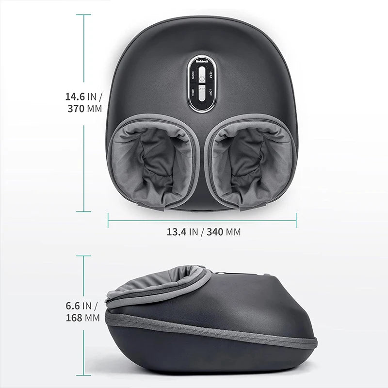 Nekteck Foot Massager With Heating Therapy Air Compression Shiatsu Knead