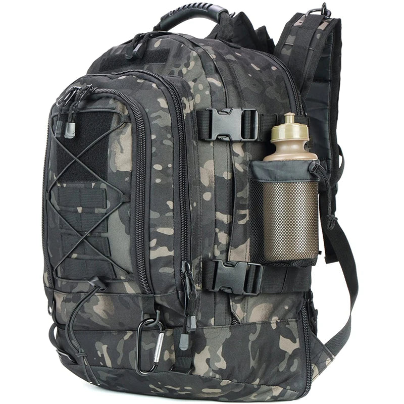 LQARMY 65L Military Tactical MOLLE Backpack Rucksack Outdoors