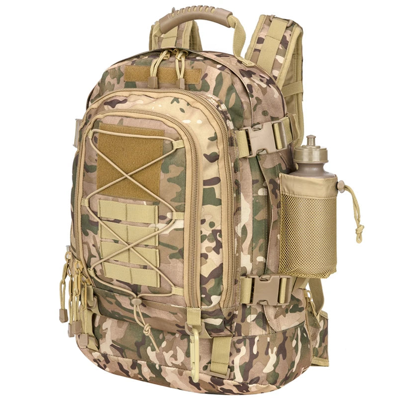 LQARMY 65L Military Tactical MOLLE Backpack Rucksack Outdoors