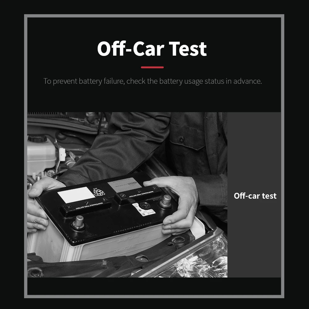 Kingbolen BM550 Plus Car Battery Tester 6V 12V 24V Device