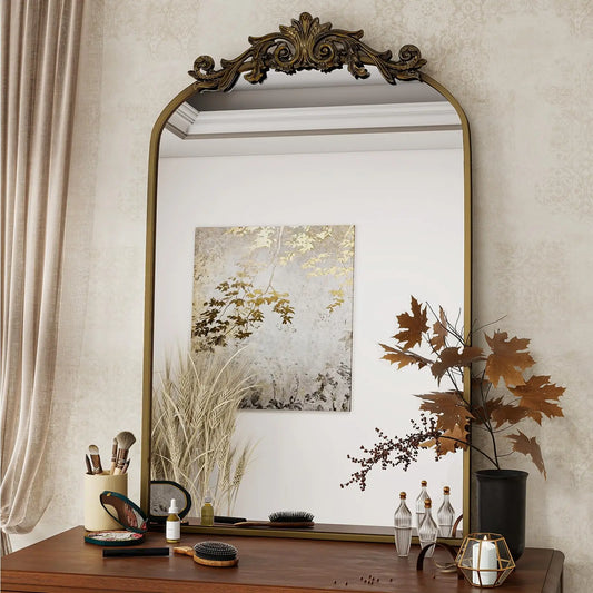 Beautypeak Vanity Wall Mirror Decorative Vintage Arch