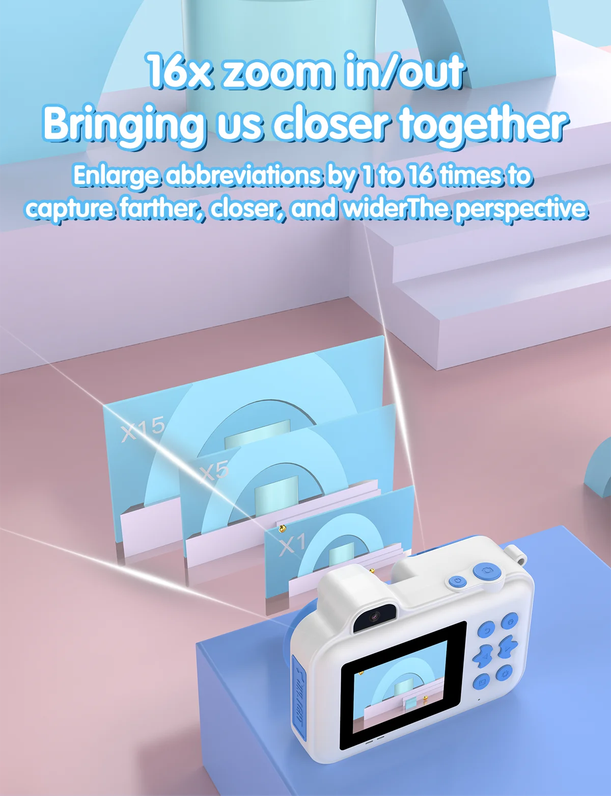 Misirun Kids Instant Print Camera Mini Digital Photo Camera