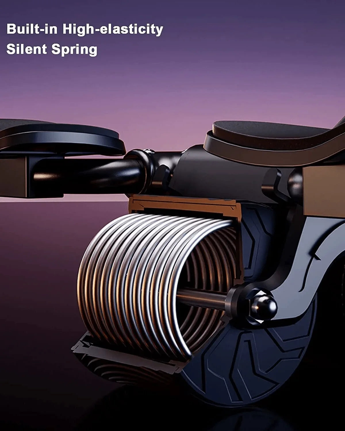 Ab Roller Wheel For Core Muscle Training With Timer Design