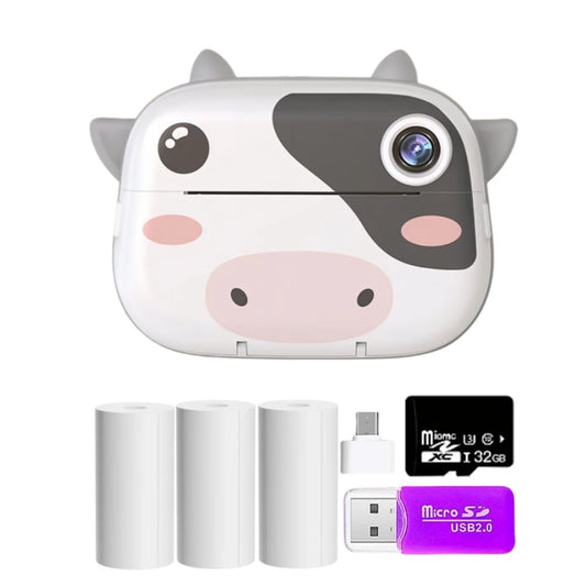 Kids Instant Print Camera 16G 1080P HD Photo Printer Gift