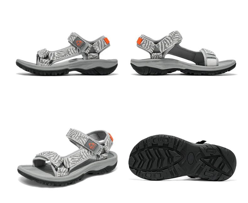 NBGAGA Men Lightweight Hiking Sandals Open Toe Beach Travel Shoes