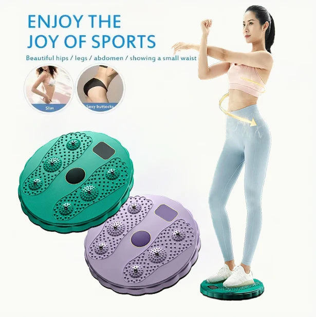 Waist Twisting Disc Magnetic Massage Trainer For Abdomen