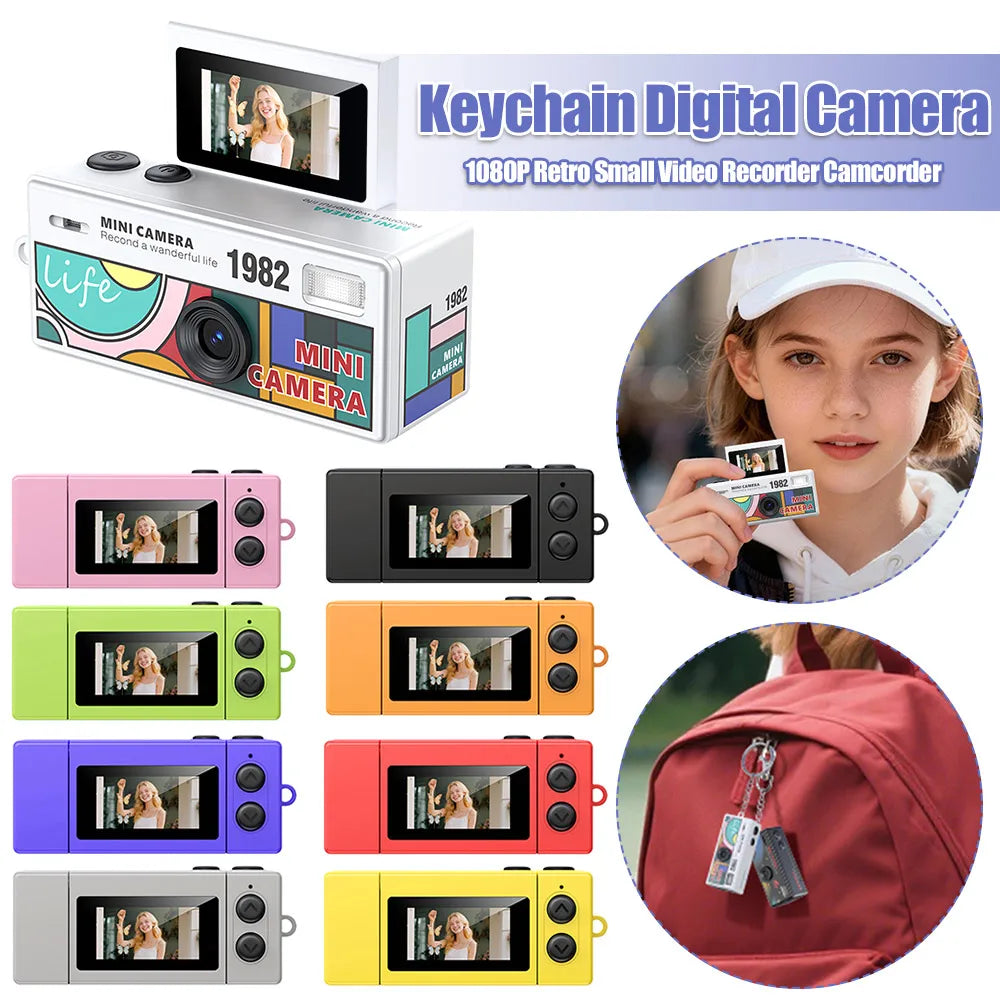 Shunmaii Retro Small Video Recorder Camcorder 1080P For Travel Vlog