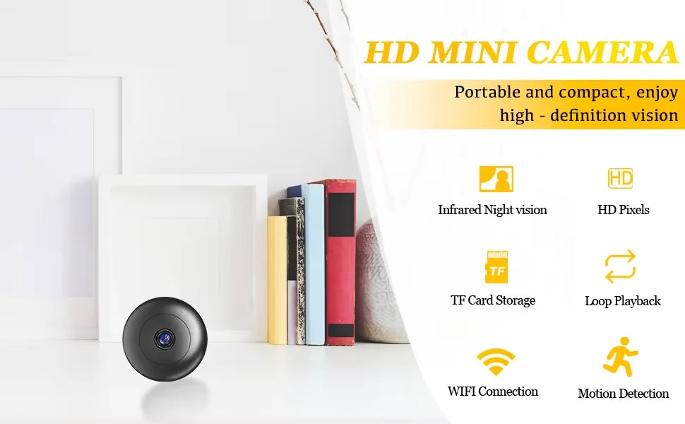 R27 Wireless HD Sports Mini Camera Handheld Recorder For Home Outdoor