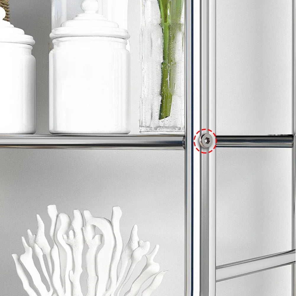 Studyset Over Toilet Storage Shelf 2 Tier Freestanding Metal
