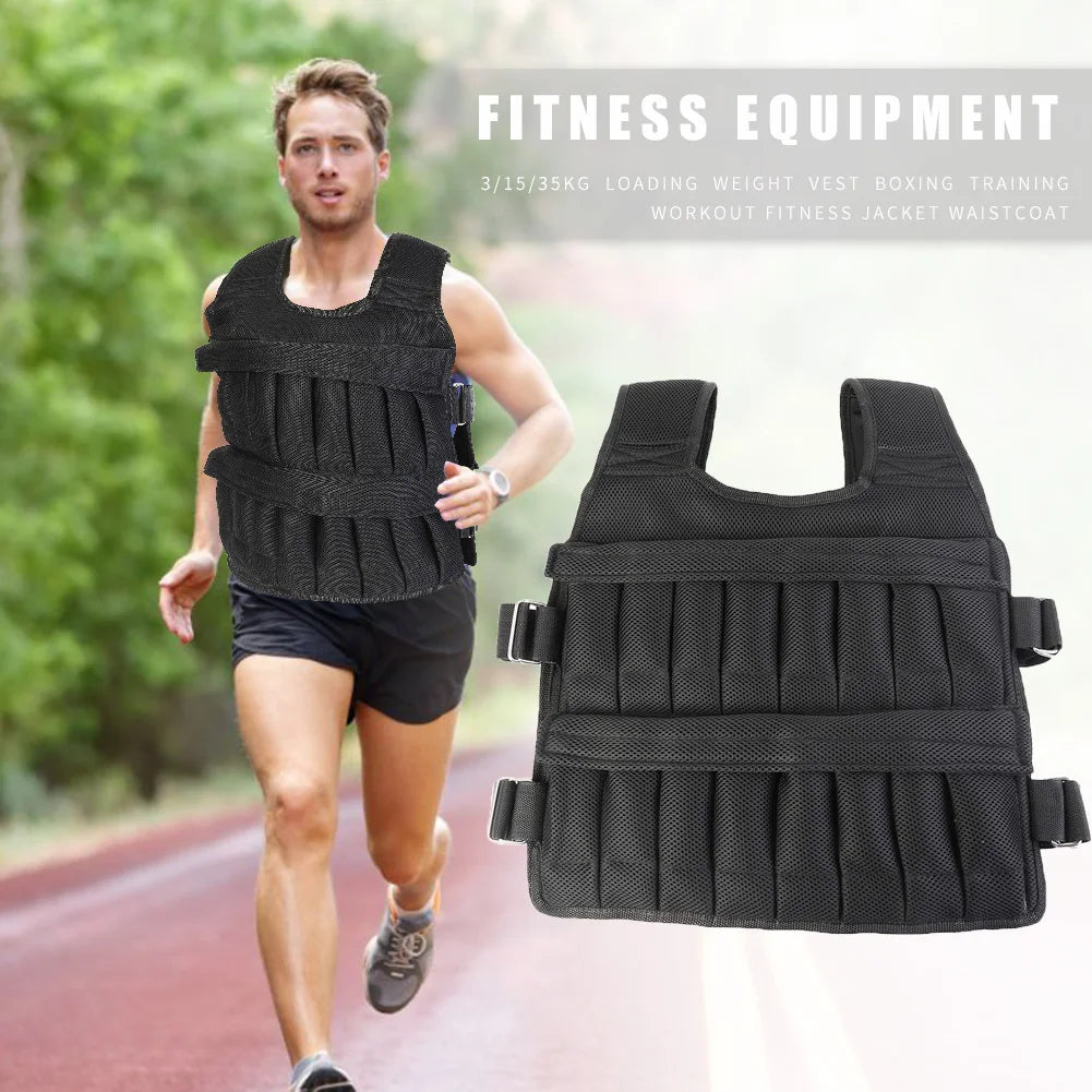 VKTECH Loading Weighted Vest for Running Training Waistcoat