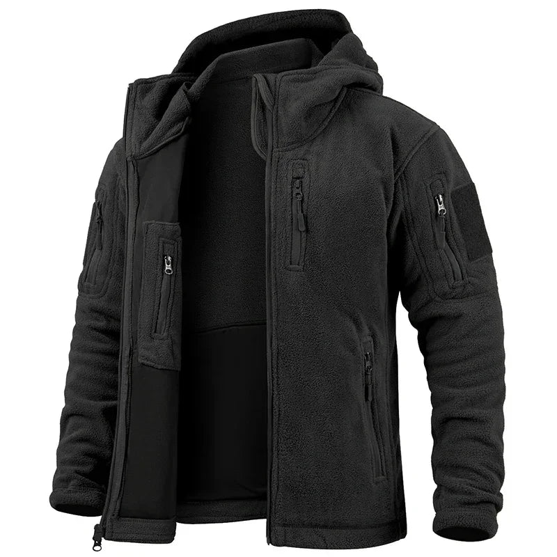 ReFire Gear Fleece Tactical Jacket For Outdoor Hiking Winter Warm
