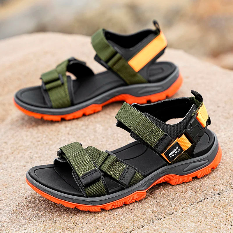 EALSQNCN Men's Summer Sandals Lightweight Anti Slip Comfort