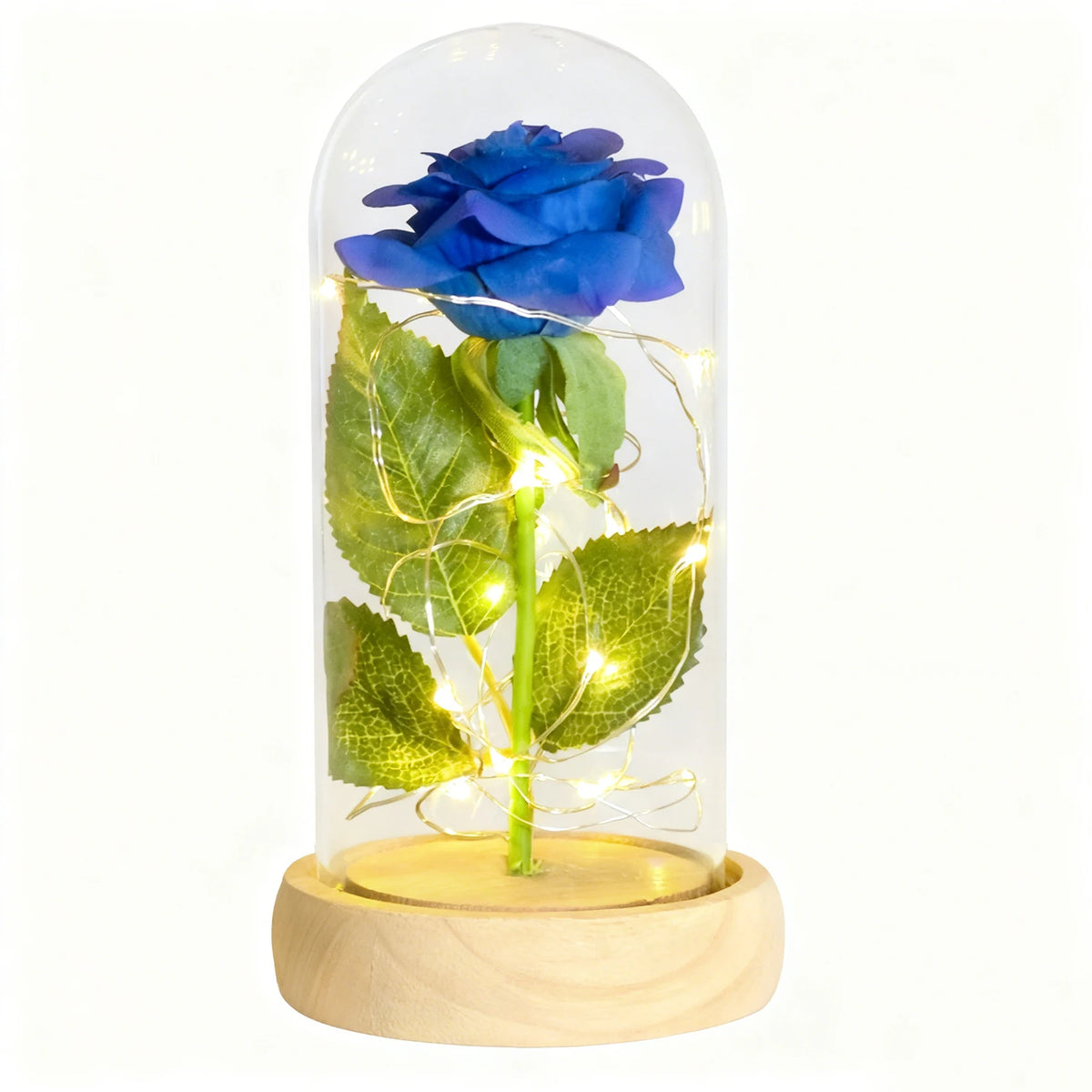 Ainyrose Beauty And The Beast Eternal Rose Glass Dome Decor