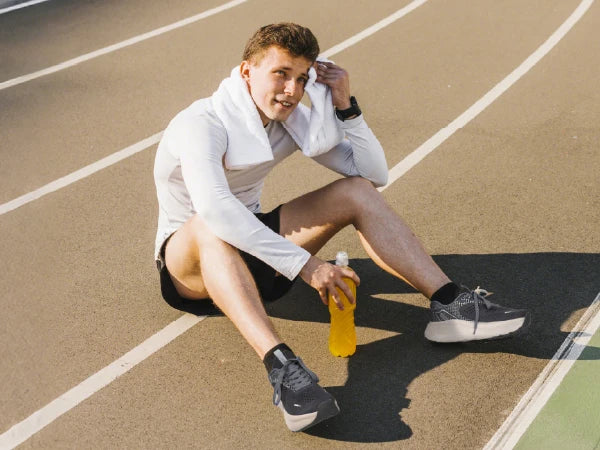 Men Slip On Wide Toe Box Shoes With Arch Support For Running And Walking