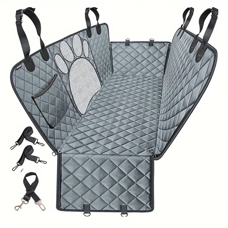 Nonecn Dog Seat Cover Hammock Rear Seat Protector Heavy Duty