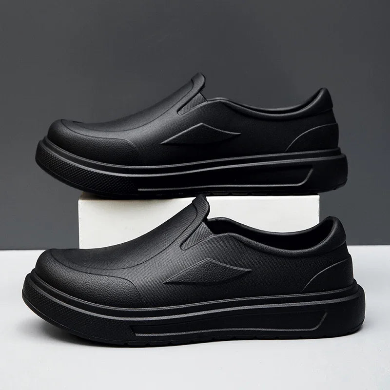 Mens Anti Slip Kitchen Shoes Oil Resistant Work Clogs