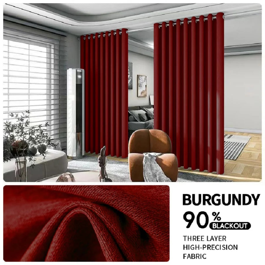 Zhejiang Blackout Curtain Room Divider Noise Reduction Grommet Top