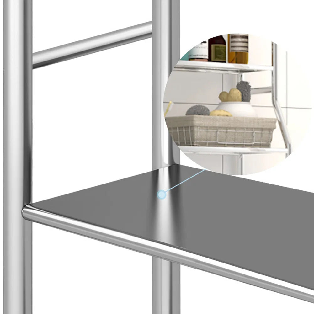 Studyset Over Toilet Storage Shelf 2 Tier Freestanding Metal