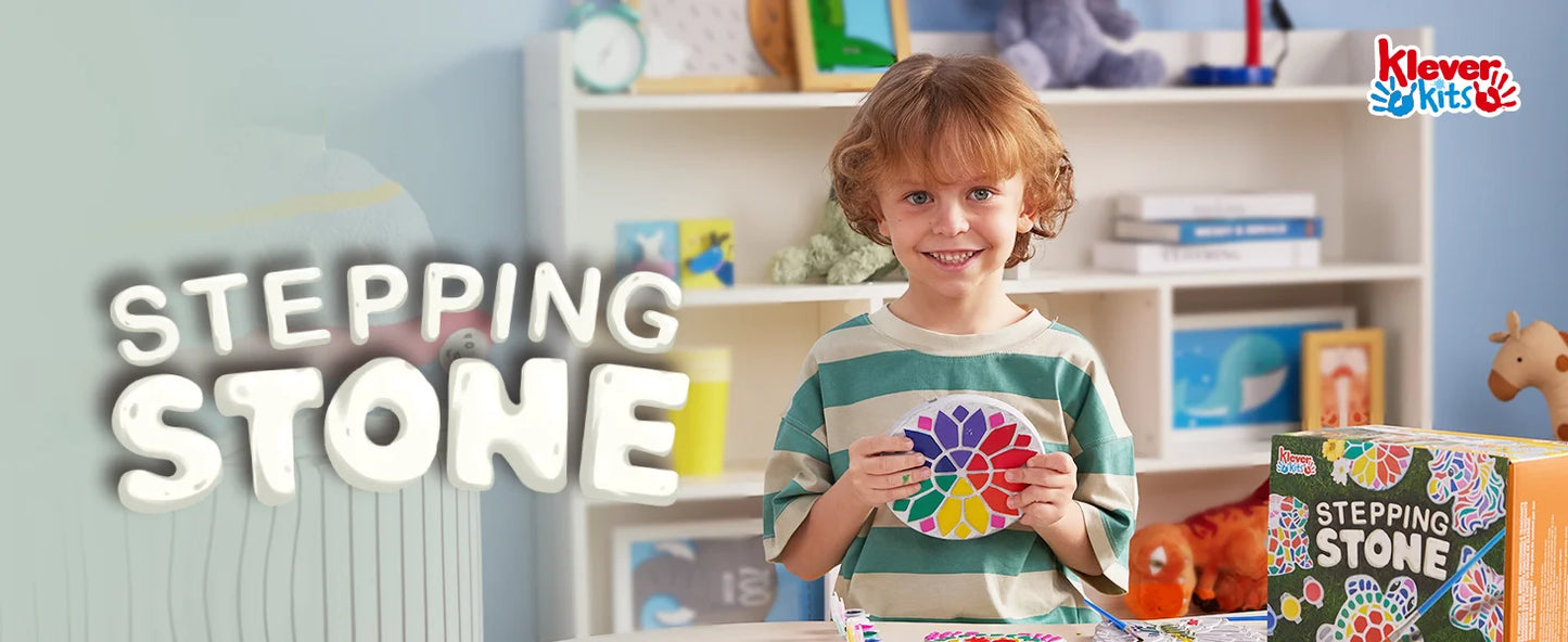 Joyfy Kids Stepping Stones Painting Kit Five Garden Stones Set