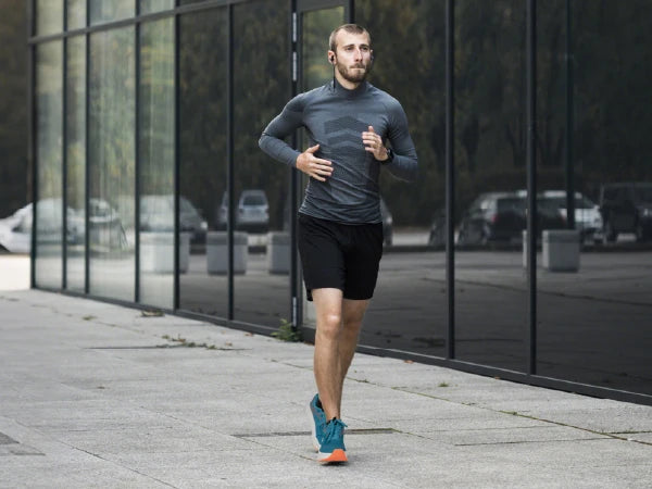 Men Slip On Wide Toe Box Shoes With Arch Support For Running And Walking