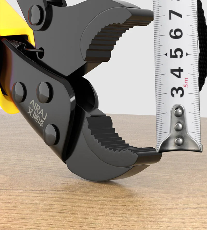 AIRAJ 5 Piece Locking Pliers Set Quick Release Curved Mouth