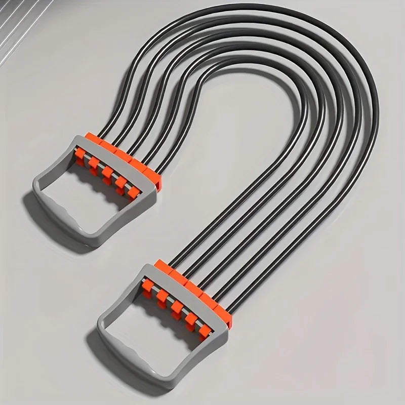AEHOME Chest Expander With Adjustable Resistance Bands For Upper Body