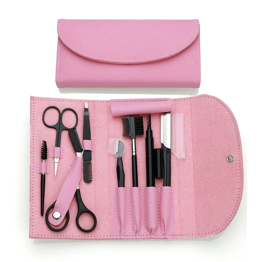 Hign Concerned Chemical Eyebrow Trimming Tool Set With Comb