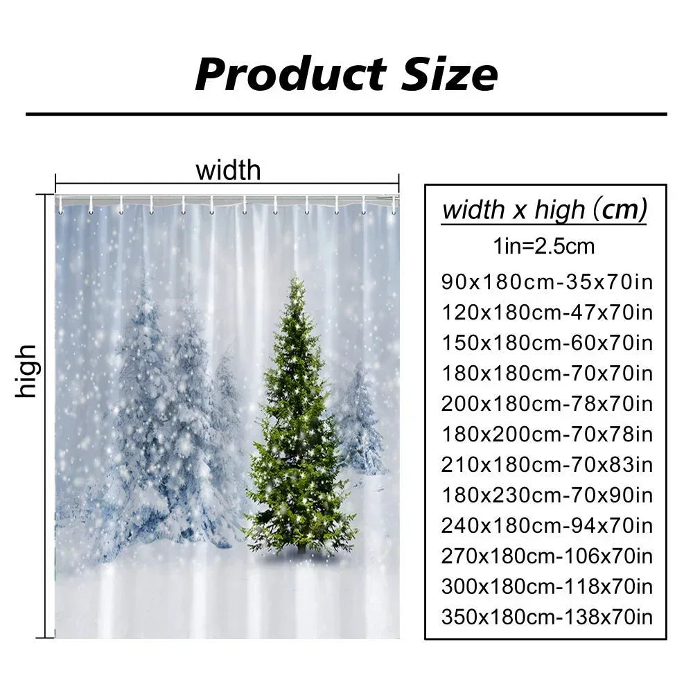 JEJOMEAG Marble Shower Curtain Textured Pattern Polyester Washable
