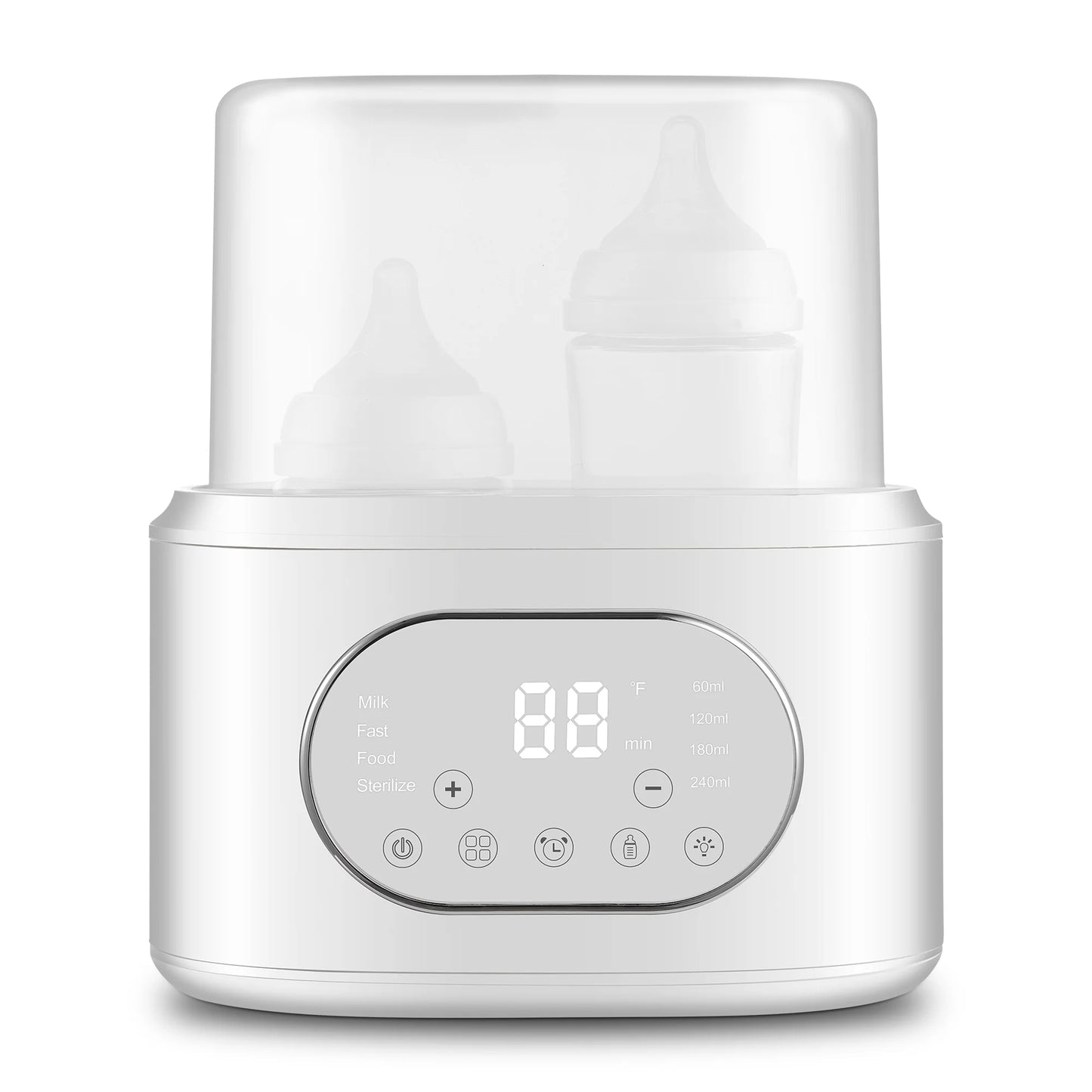 Hign-concerned 10-in-1 Baby Bottle Warmer Dual Heating With Timer