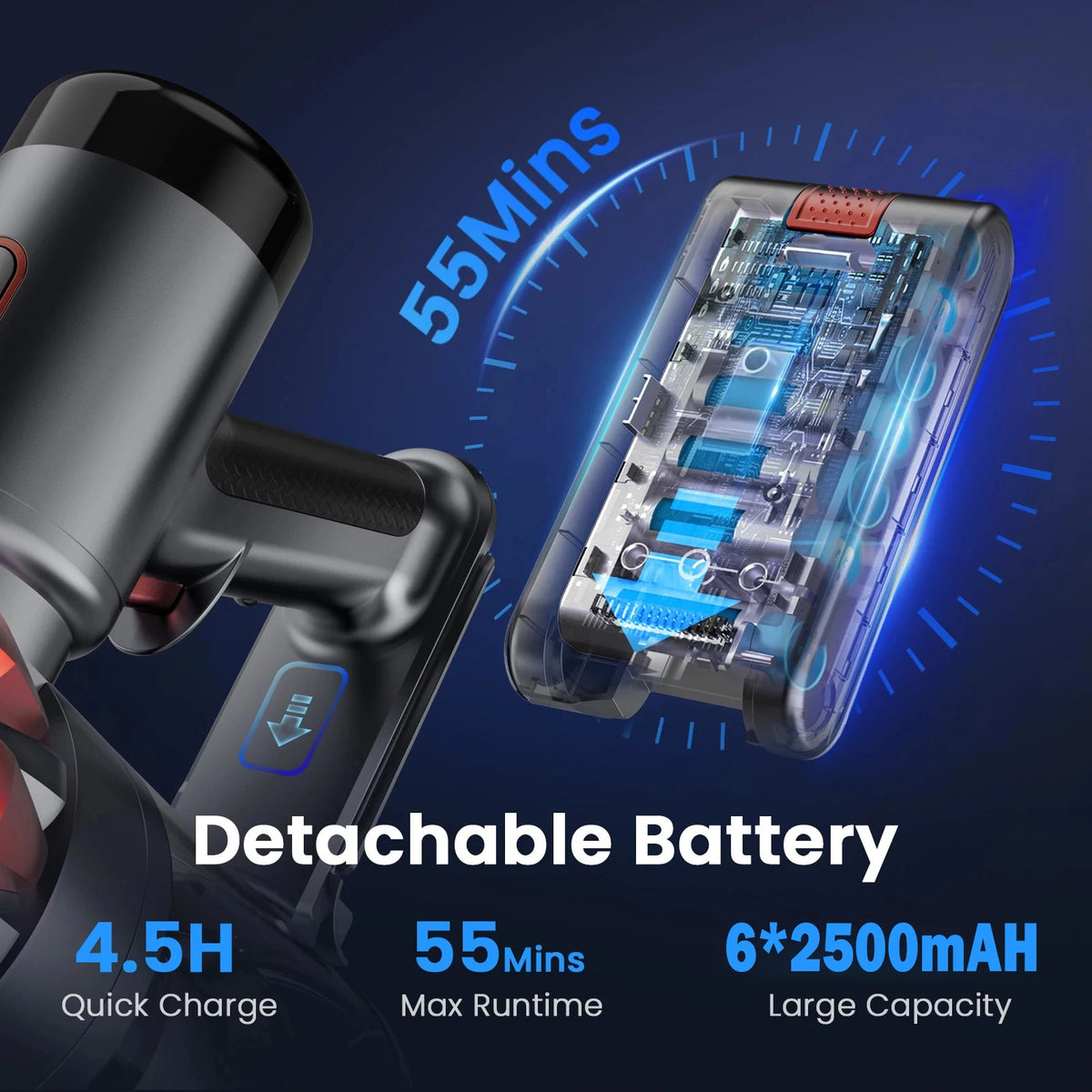 INSE S3P Powerful Cordless Stick Vacuum Cleaner with HEPA Filtration