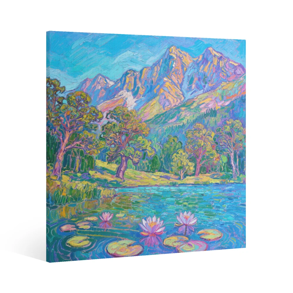 Form Four Seasons Canvas Oil Painting Wall Art Decor