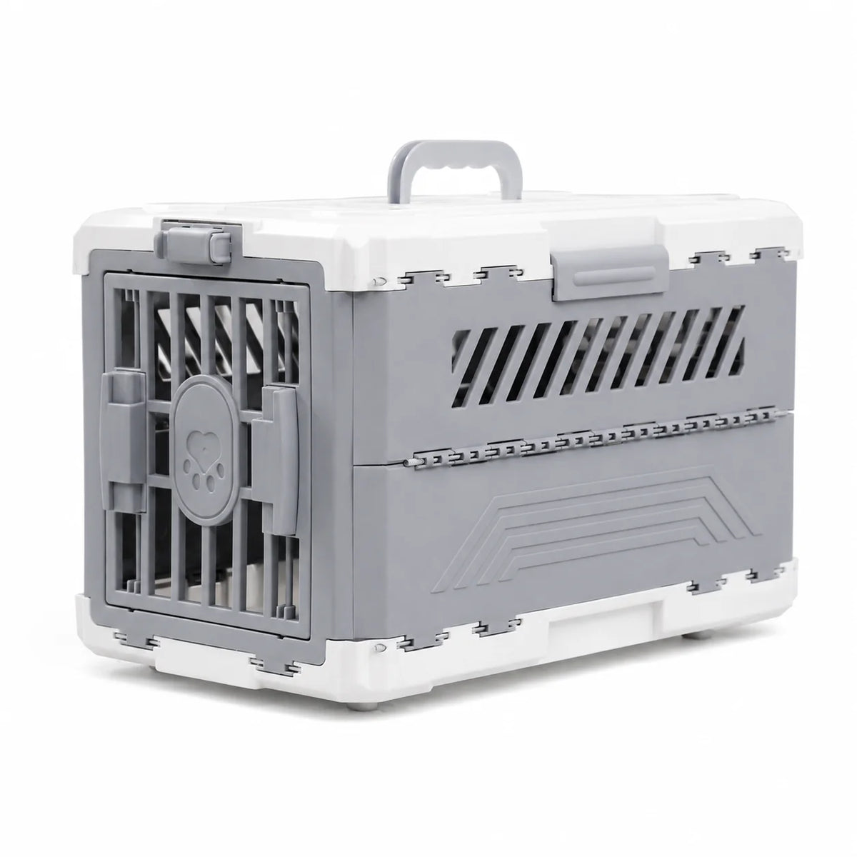 Road Foldable Pet Carrier with Secure Lock Door