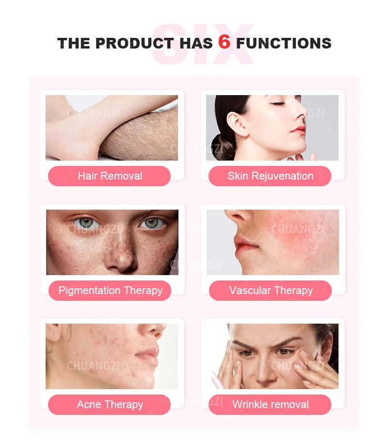 TAIXL Beauty Salon Portable IPL Hair Removal Laser Machine Diode Laser Permanent Hair Removal