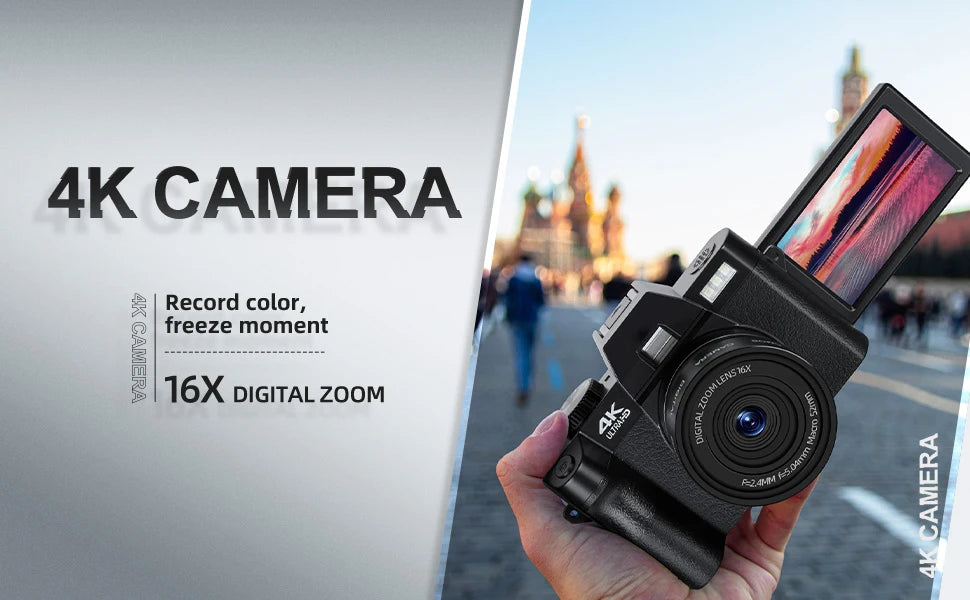 NBD 48MP Digital Camera With WiFi App Control 4K Autofocus