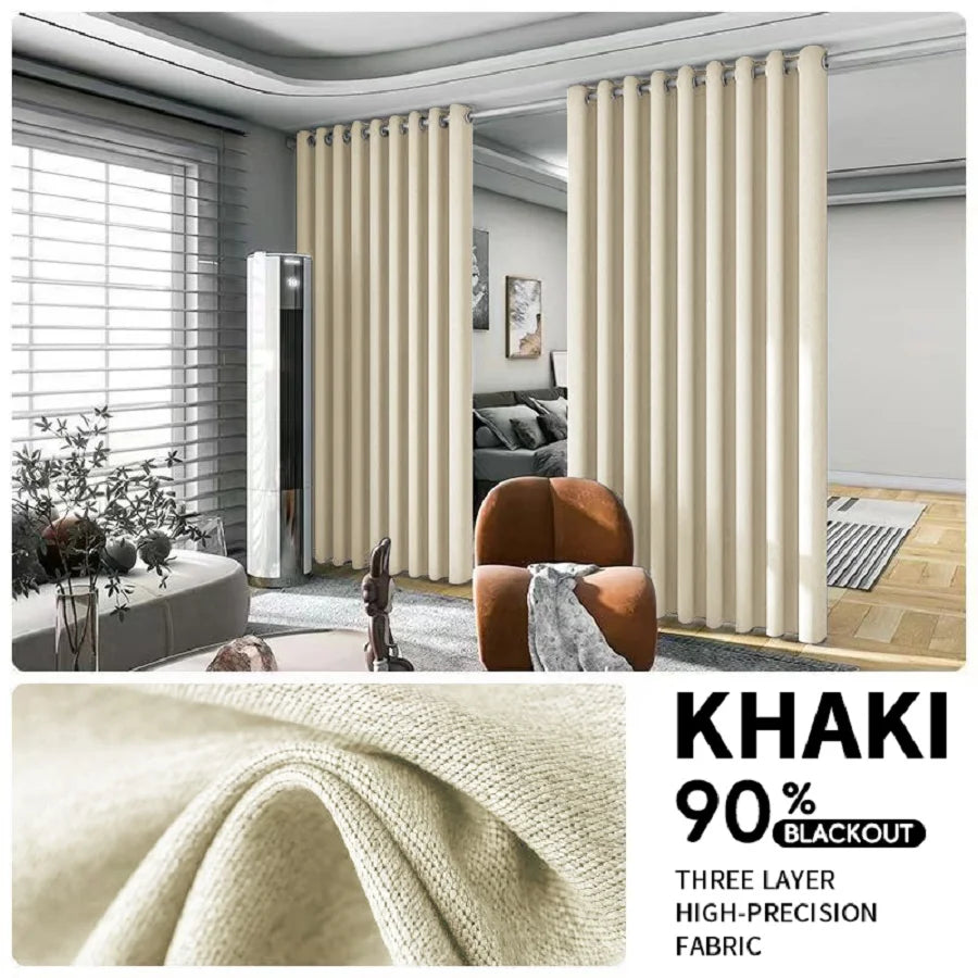 Zhejiang Blackout Curtain Room Divider Noise Reduction Grommet Top