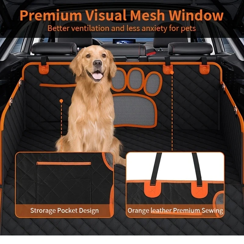 Nonecn Dog Seat Cover Hammock Rear Seat Protector Heavy Duty
