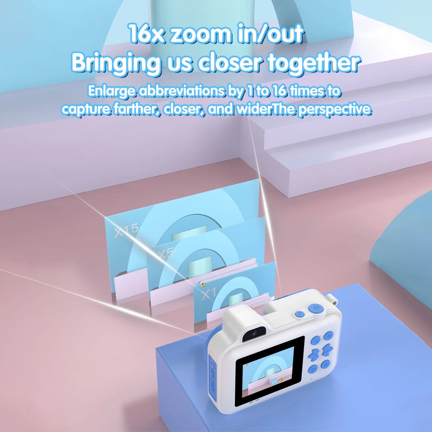 Misirun Kids Instant Print Camera Mini Digital Photo Camera