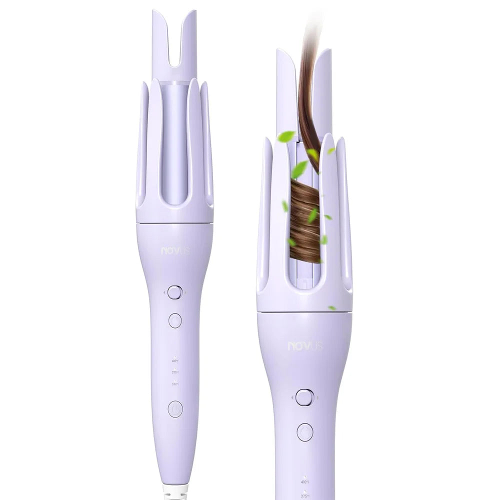 NOVUS Rotating Curling Iron for Effortless Beach Waves