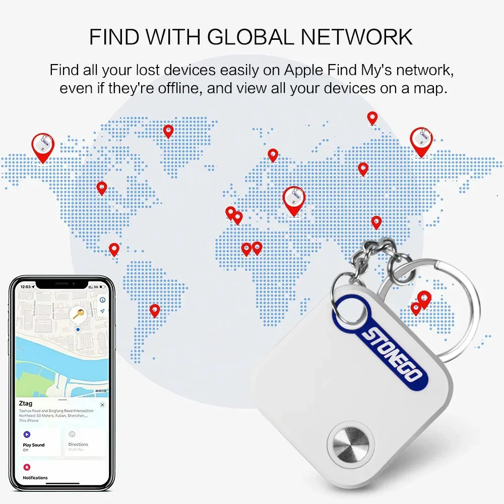 GPS Tracker, Apple Find My Key Finder for Pets