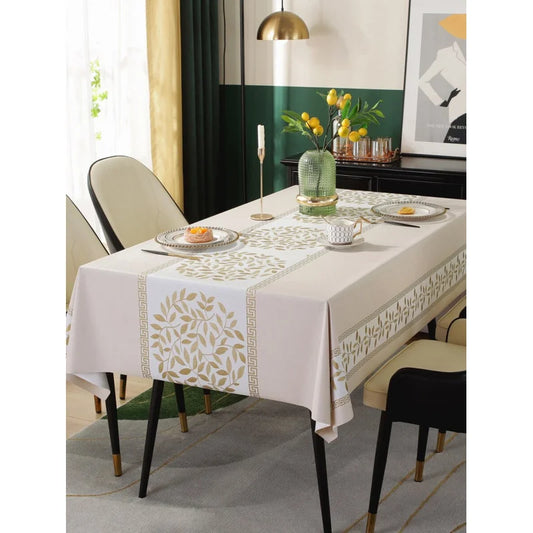 Heat Resistant Waterproof Tablecloth For Dining Room