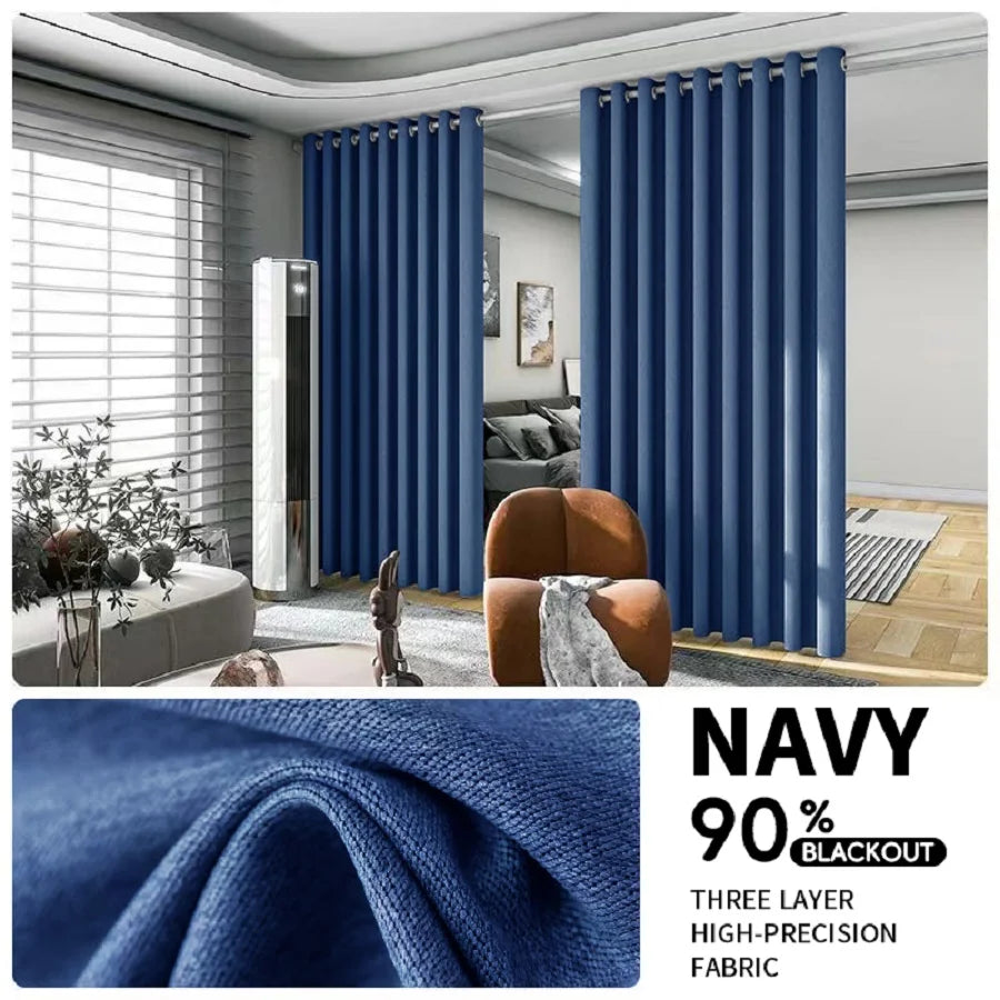 Zhejiang Blackout Curtain Room Divider Noise Reduction Grommet Top