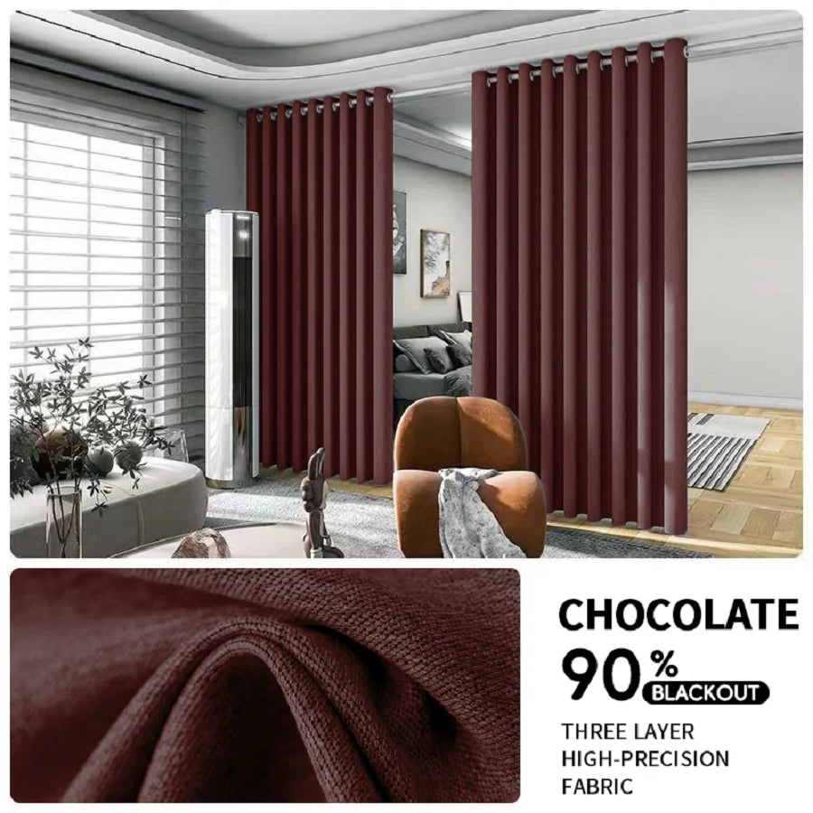 Zhejiang Blackout Curtain Room Divider Noise Reduction Grommet Top